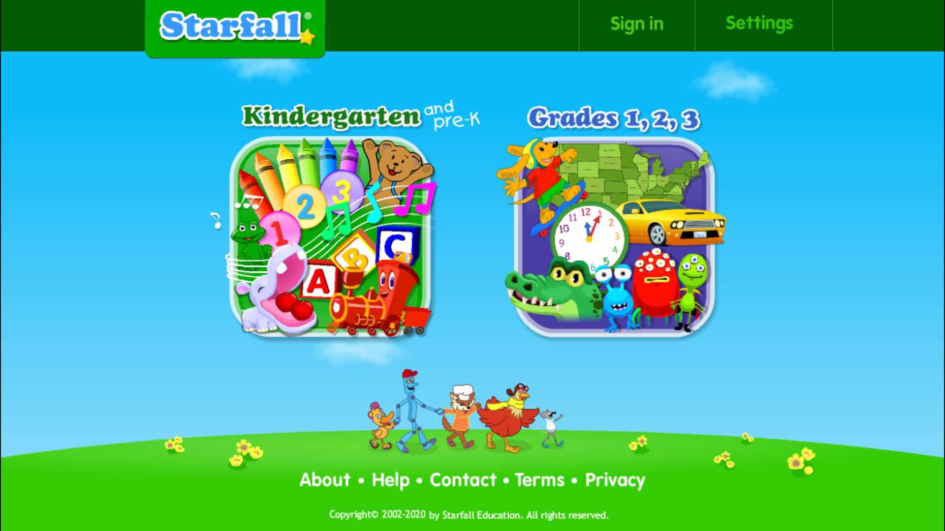 starfall game for